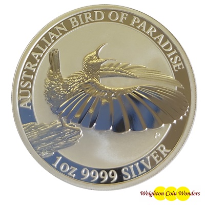 2018 1oz Silver Coin - Australian BIRD OF PARADISE - Click Image to Close